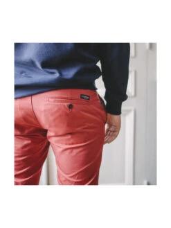 Pantalon Chino Rouge Carlos Gentle Factory 12 Pantalon Chino Rouge Carlos Gentle Factory -Mode Vêtements Magasin pantalon chino carlos 4