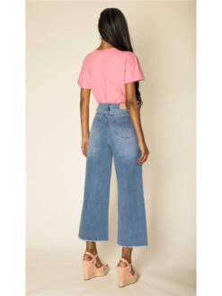 Jeans Flare Court Effiloche Tina -Mode Vêtements Magasin q1850 light blue nina carter 2