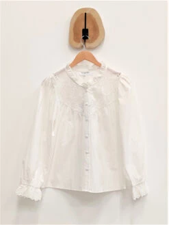 Chemisier Uni Manches Longues Scampi