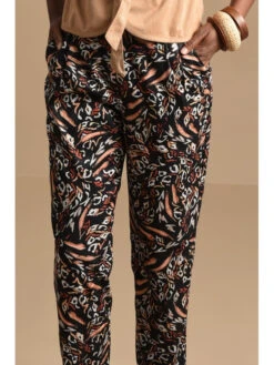 Molly Bracken Pantalon Petra -Mode Vêtements Magasin r1675be noir fauve molly bracken 2
