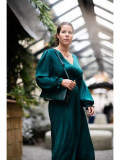 Robe Ceinture -Mode Vêtements Magasin r1732 vert sapin in april 2