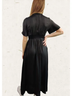 Robe Jeanne -Mode Vêtements Magasin r2107 noir in april 2