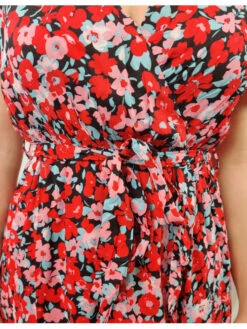 Robe Fesia -Mode Vêtements Magasin r2299 rouge in april 3