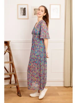 Robe Yris -Mode Vêtements Magasin r2337 bleu in april 3