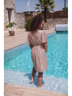 Robe Mylena -Mode Vêtements Magasin r2603 doree in april 4