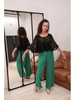 Pantalon Celia 6 Pantalon Celia -Mode Vêtements Magasin r2863 vert bresil in april 2