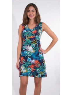 Robe Sans Manche Courte Angele