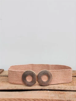 Ceinture Large Boucle Or