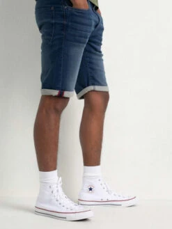 Bermuda Jeans Olivier -Mode Vêtements Magasin sho001 dark stone petrol 2