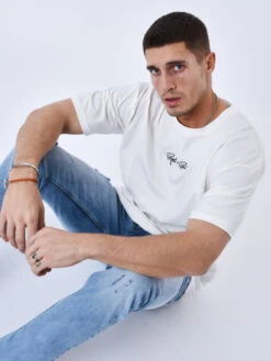 Tee Shirt Logo -Mode Vêtements Magasin t231014 blanc projectx 3