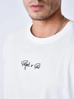 Tee Shirt Logo -Mode Vêtements Magasin t231014 blanc projectx 5