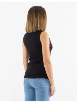 Debardeur Sacaba -Mode Vêtements Magasin ts16023 noir coline 2