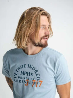 Tee-shirt Paolo -Mode Vêtements Magasin tsr603 ciel petrol 2