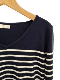 Pull Marilou -Mode Vêtements Magasin w102 marine blanc cc fashion 2