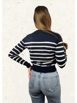 Pull Fiona -Mode Vêtements Magasin w108 marine blanc cc fashion 2