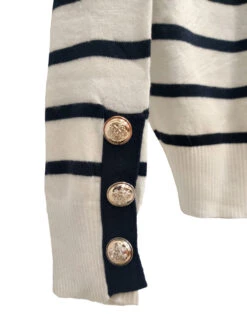 Pull Isadora -Mode Vêtements Magasin w109 blanc marine cc fashion 2