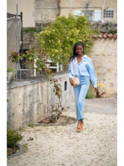 Chemise Coconut -Mode Vêtements Magasin zp289 bleu kilky 6