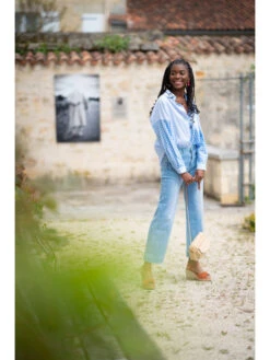 Chemise Coconut -Mode Vêtements Magasin zp289 bleu kilky 9